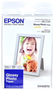 Epson Glossy Photo Paper 4"x6" - 20 Sheets
