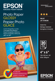4" x 6" Photo Paper Glossy - 20 Sheets (200gsm)