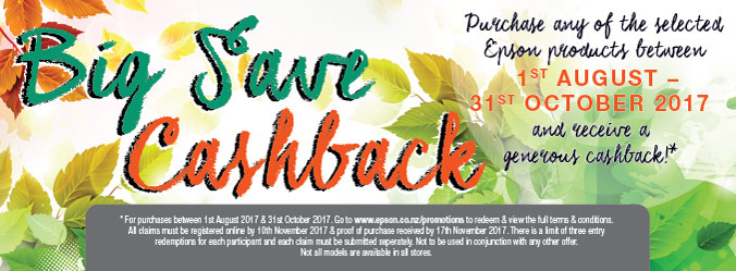 Epson Big Save Cashback