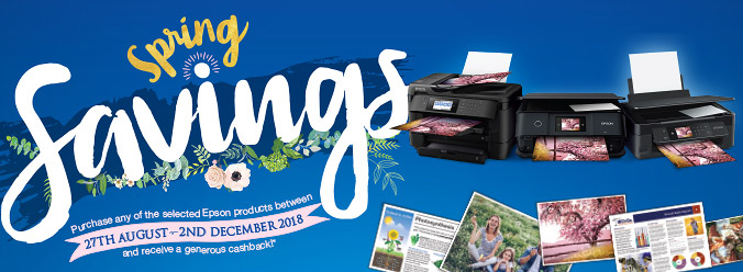 Epson Spring Savings Cashback