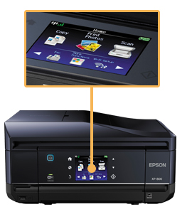Select Scan To Cloud from the printer's control panel