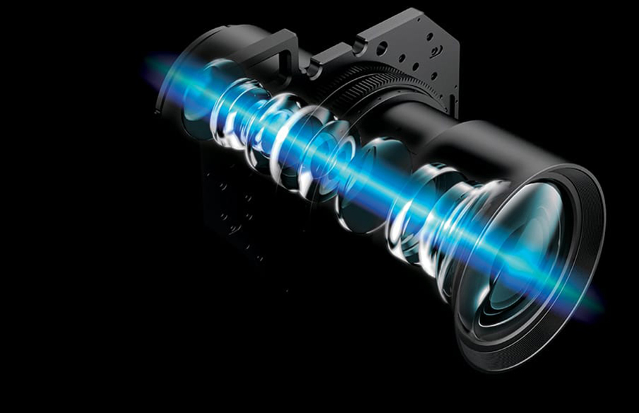 Powered lens shift img Powered lens shift img