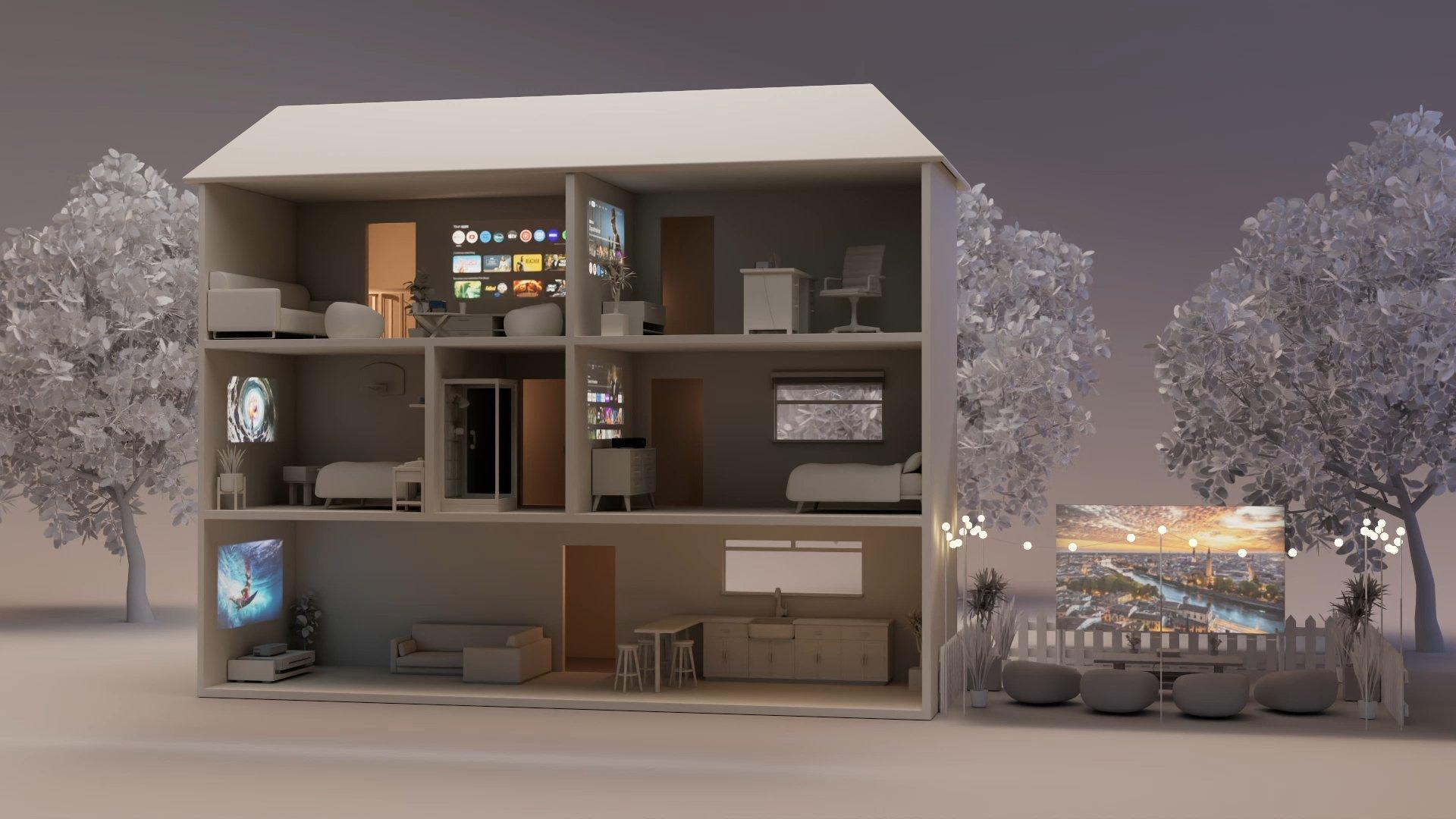 3DHouseModel_img Entire house view