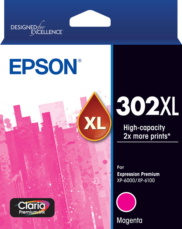 302XL - High Capacity Claria Premium - Magenta Ink Cartridge