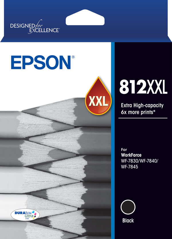 812XXL - Extra High Capacity Capacity DURABrite Ultra - Black Ink Cartridge
