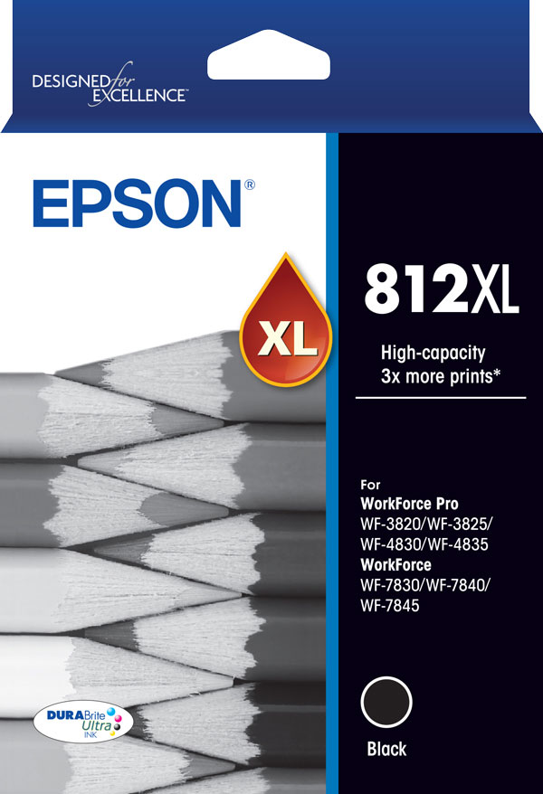 812XL - High Capacity Capacity DURABrite Ultra - Black Ink Cartridge

