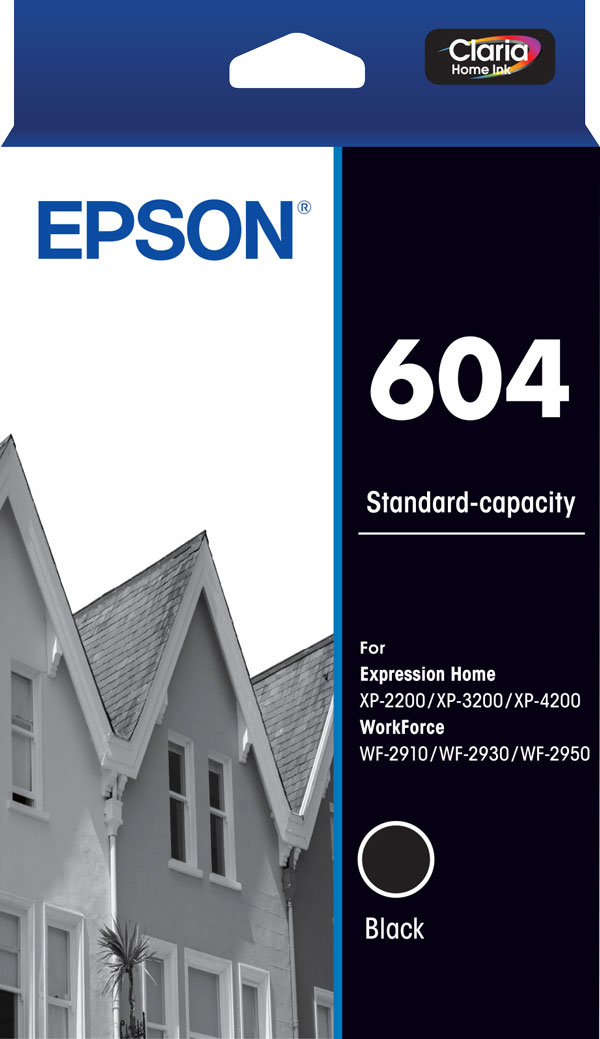604 - Std Capacity - Black Ink Cartridge