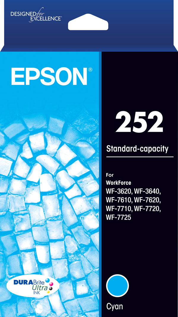252 - Std Capacity DURABrite Ultra - Cyan Ink Cartridge