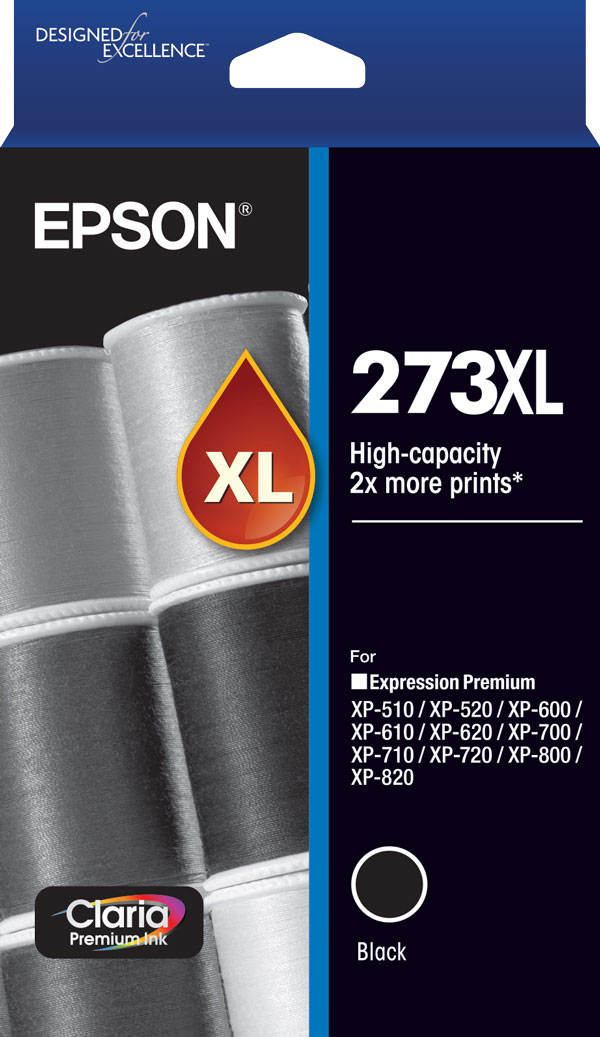 273XL - High Capacity Claria Premium - Black Ink Cartridge
