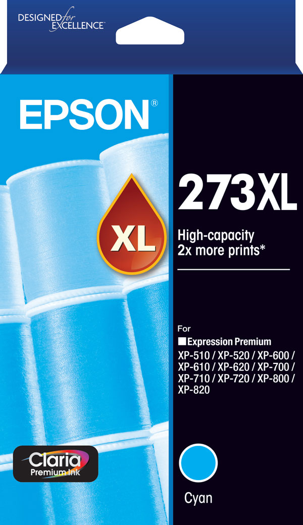 273XL - High Capacity Claria Premium - Cyan Ink Cartridge


