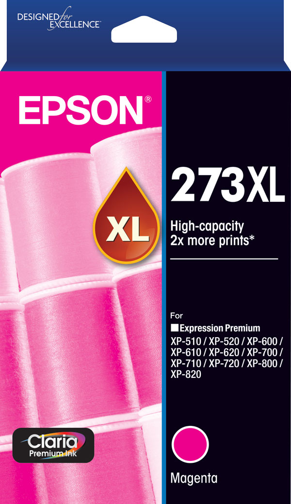 273XL - High Capacity Claria Premium - Magenta Ink Cartridge



