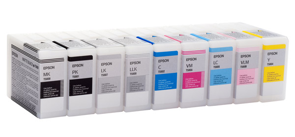 Epson UltraChrome K3 80ml Light Black Pigment Ink Cartridge