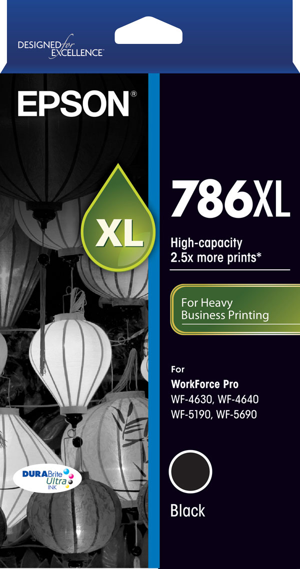 786XL -  High Capacity DURABrite Ultra - Black Ink Cartridge