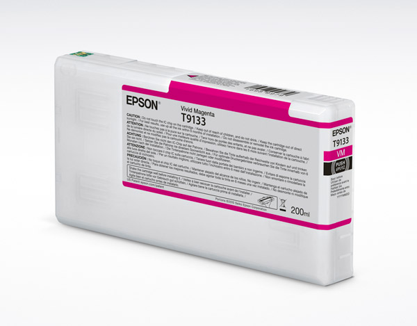 UltraChrome HD 200ml Vivid Magenta Pigment Ink Cartridge - T9133