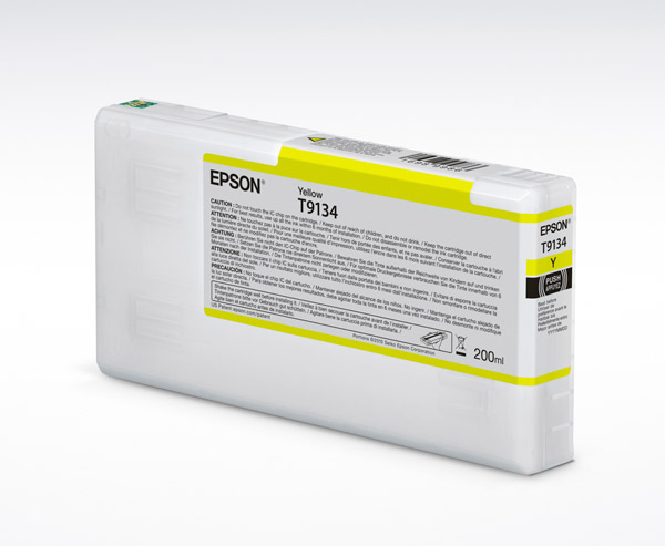 UltraChrome HD 200ml Yellow Pigment Ink Cartridge - T9134