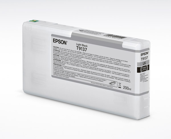 UltraChrome HD 200ml Light Black Pigment Ink Cartridge - T9137
