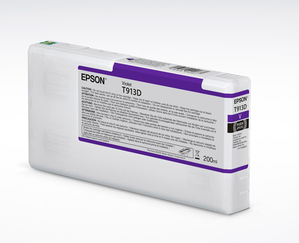 UltraChrome HDX 200ml Violet Pigment Ink Cartridge - T913D