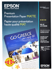 Epson Presentation Paper 167gsm Heavy Weight Matte A3 (50pcs)