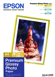 A4 Premium Glossy Photo Paper - 20 Sheets (255gsm)