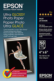 4" x 6" Ultra Glossy Photo Paper - 50 Sheets (300gsm)