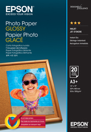 Epson Photo Paper 200gsm Gloss A3+ Sheet Media (20pcs)