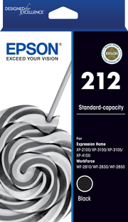 212 - Std Capacity - Black Ink Cartridge