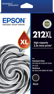 212XL - High Capacity - Black Ink Cartridge