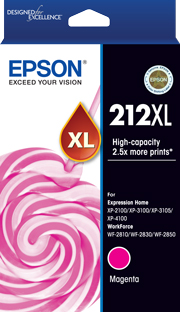 212XL - High Capacity - Magenta Ink Cartridge