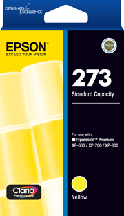 273 - Std Capacity Claria Premium - Yellow Ink Cartridge

