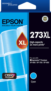 273XL - High Capacity Claria Premium - Cyan Ink Cartridge