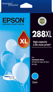 288XL - High Capacity DURABrite Ultra - Cyan Ink Cartridge