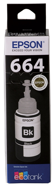 664 EcoTank Black Ink Bottle