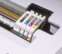 4 individual Ink cartridges