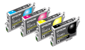 4 individual Ink cartridges