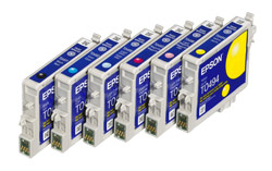6 individual Ink cartridges