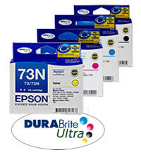 Individual DURABrite Ultra ink cartridges for long lasting prints 