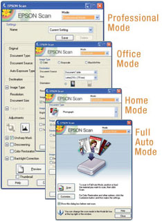 Epson Scan Modes