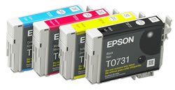 4 Individual Ink Cartridges