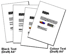 Dual black ink system for fast, high productivity printing