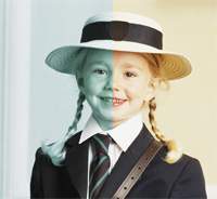 Monochrome and colour copying