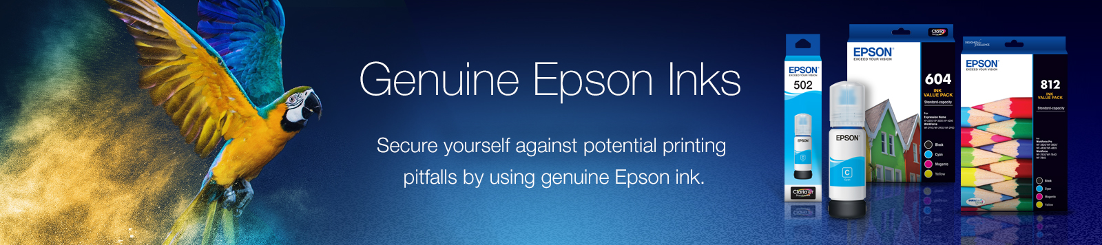 Genuine Epson inks