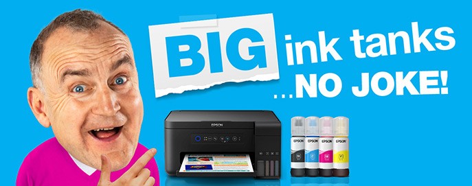 Epson EcoTank Printers - BIG ink tanks...NO JOKE