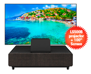 EH-LS500B with 100 inch UST screen