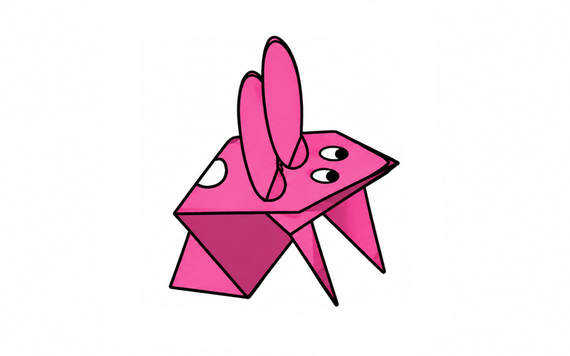 Origami Easter Bunny