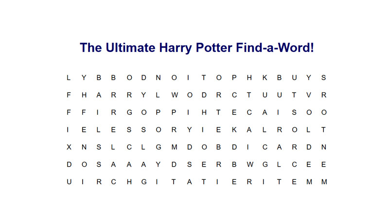 Harry Potter (TM) Find-a-Word
