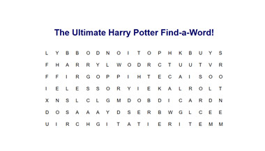 Harry Potter (TM) Find-a-Word