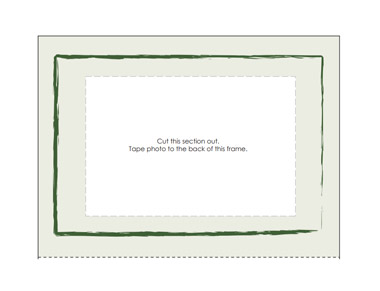 Modern Green Frame