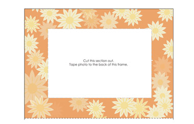 Summer Flowers Frame