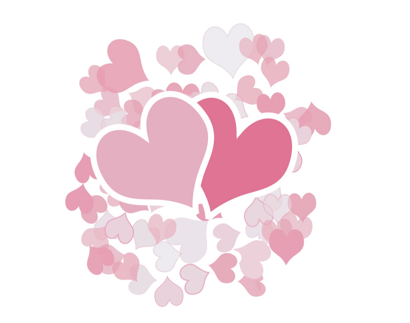 Hearts Pillow Case Transfer