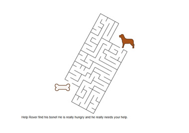 Give a Dog a Bone Maze